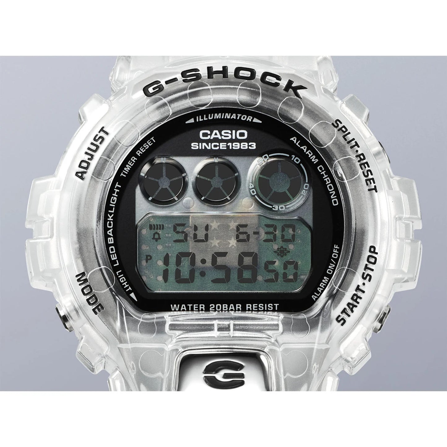 G-Shock 40th Anniversary Clear Remix Digital Watch