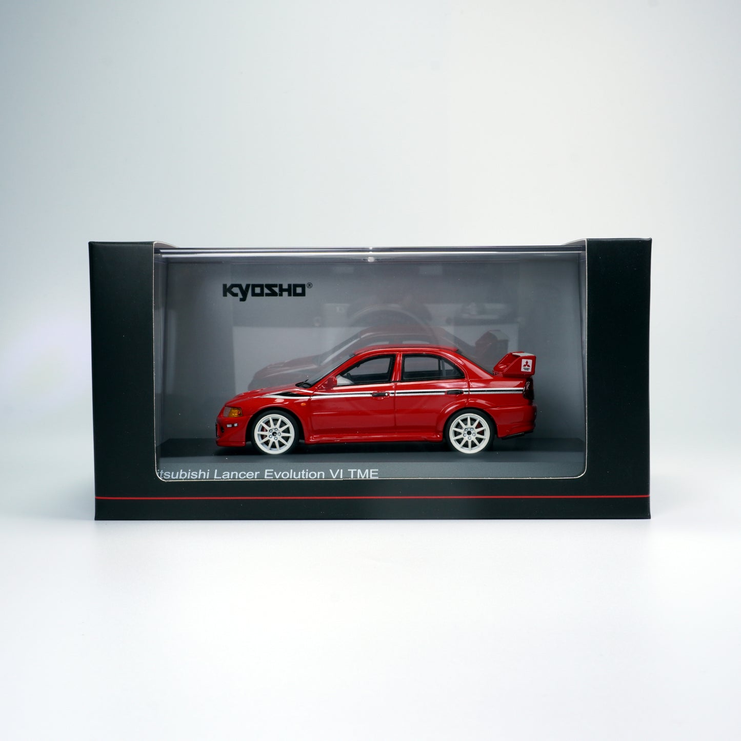 Kyosho Original 1/43 Mitsubishi Lancer Evolution VI TME (Red Special Coloring)