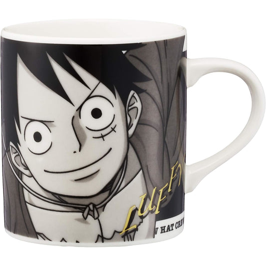 One Piece "Luffy" Monochrome Porcelain Mug