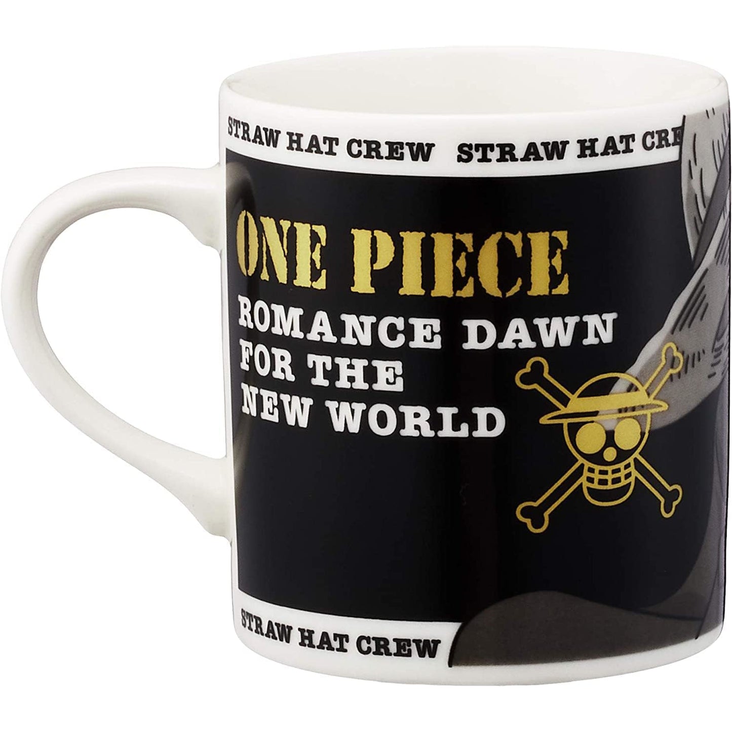 One Piece "Luffy" Monochrome Porcelain Mug