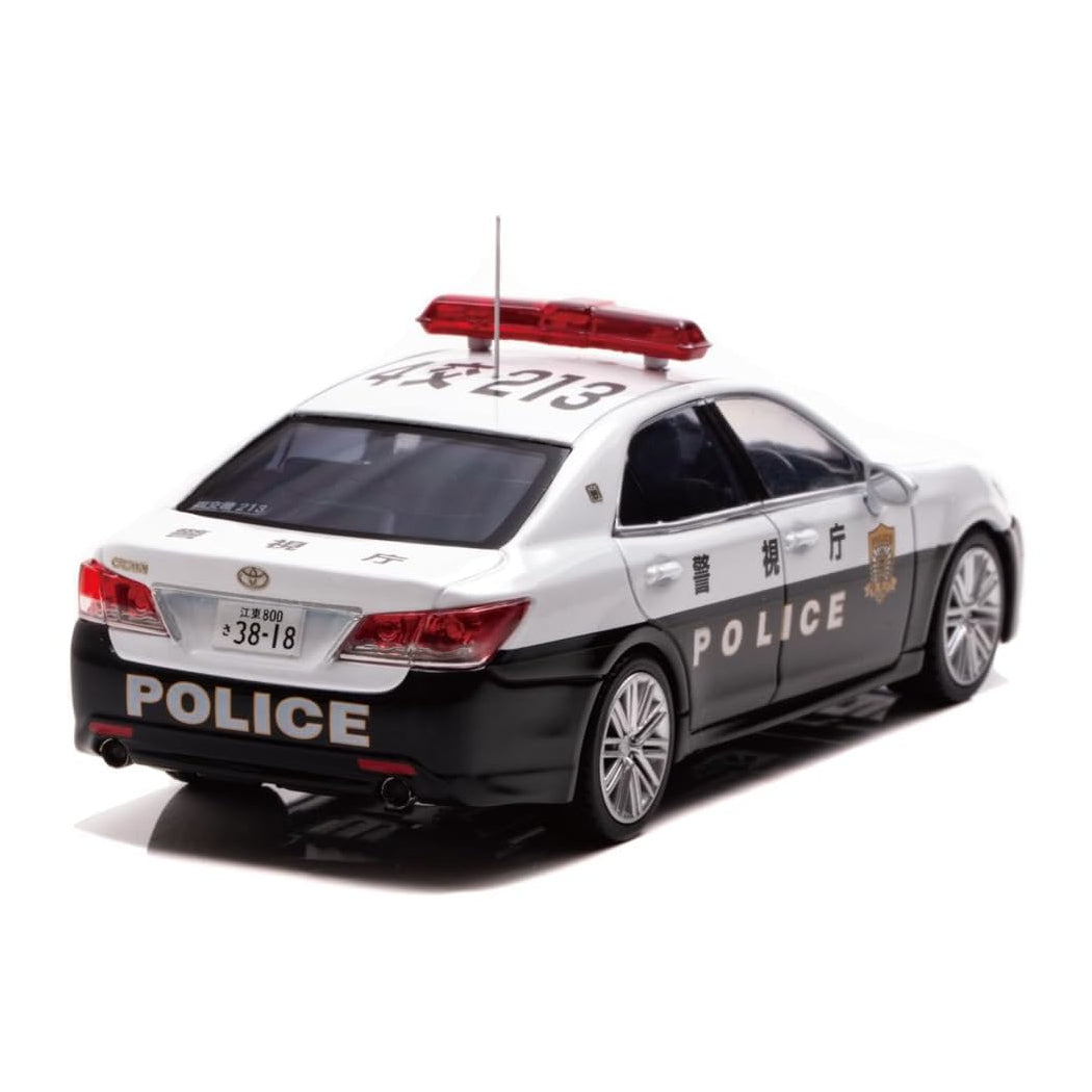 Rai's 1/43 GRS214 Toyota Crown Athlete 2023 Metropolitan Police Department Verkehrspolizeifahrzeug