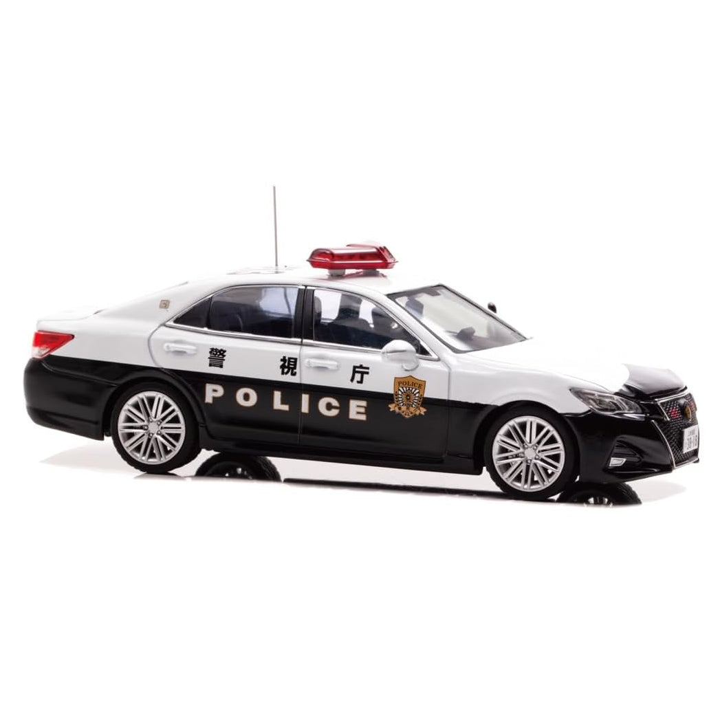 Rai's 1/43 GRS214 Toyota Crown Athlete 2023 Metropolitan Police Department Verkehrspolizeifahrzeug