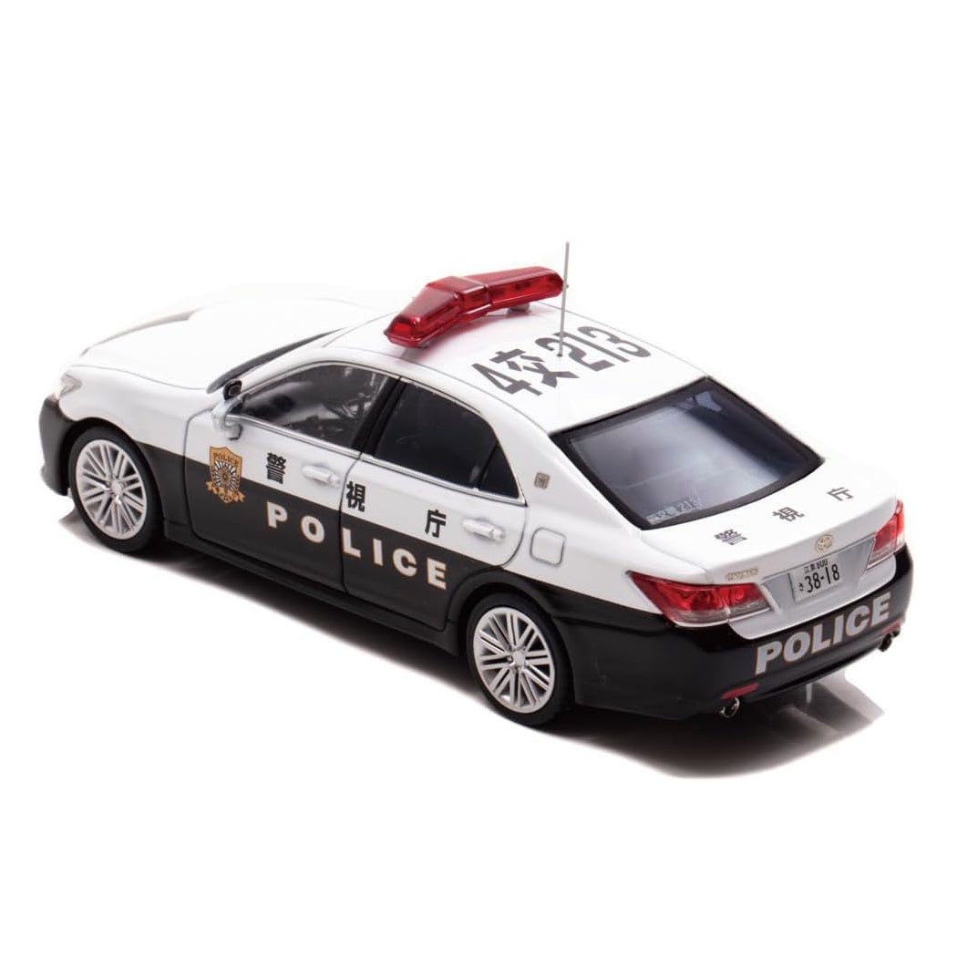 Rai's 1/43 GRS214 Toyota Crown Athlete 2023 Metropolitan Police Department Verkehrspolizeifahrzeug