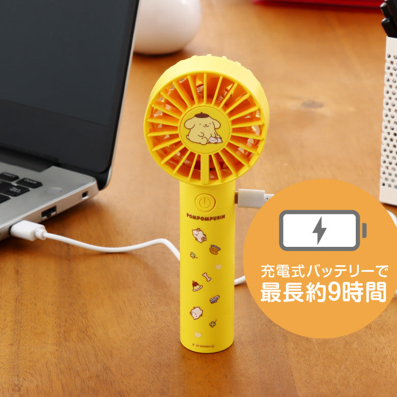 Pompompurin Mini Handy Fan with Strap