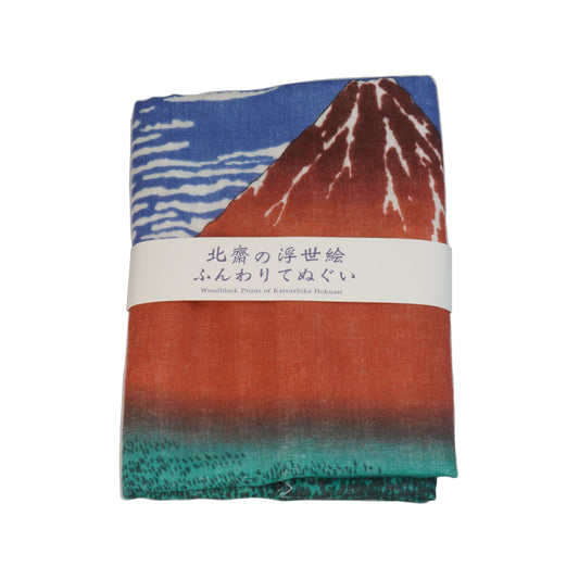 Hokusai Ukiyo-e Soft Gauze Hand Towel